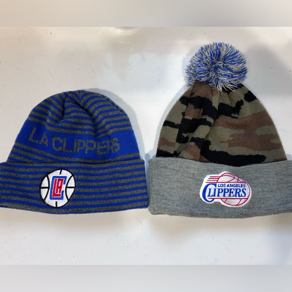 2 Clippers beanies